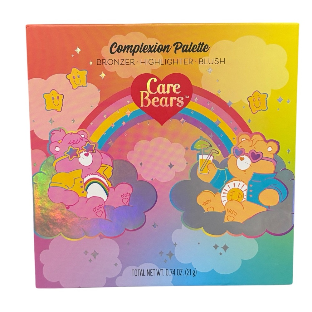 Care Bears Complexion Palette Bronzer Highlighter Blush Makeup